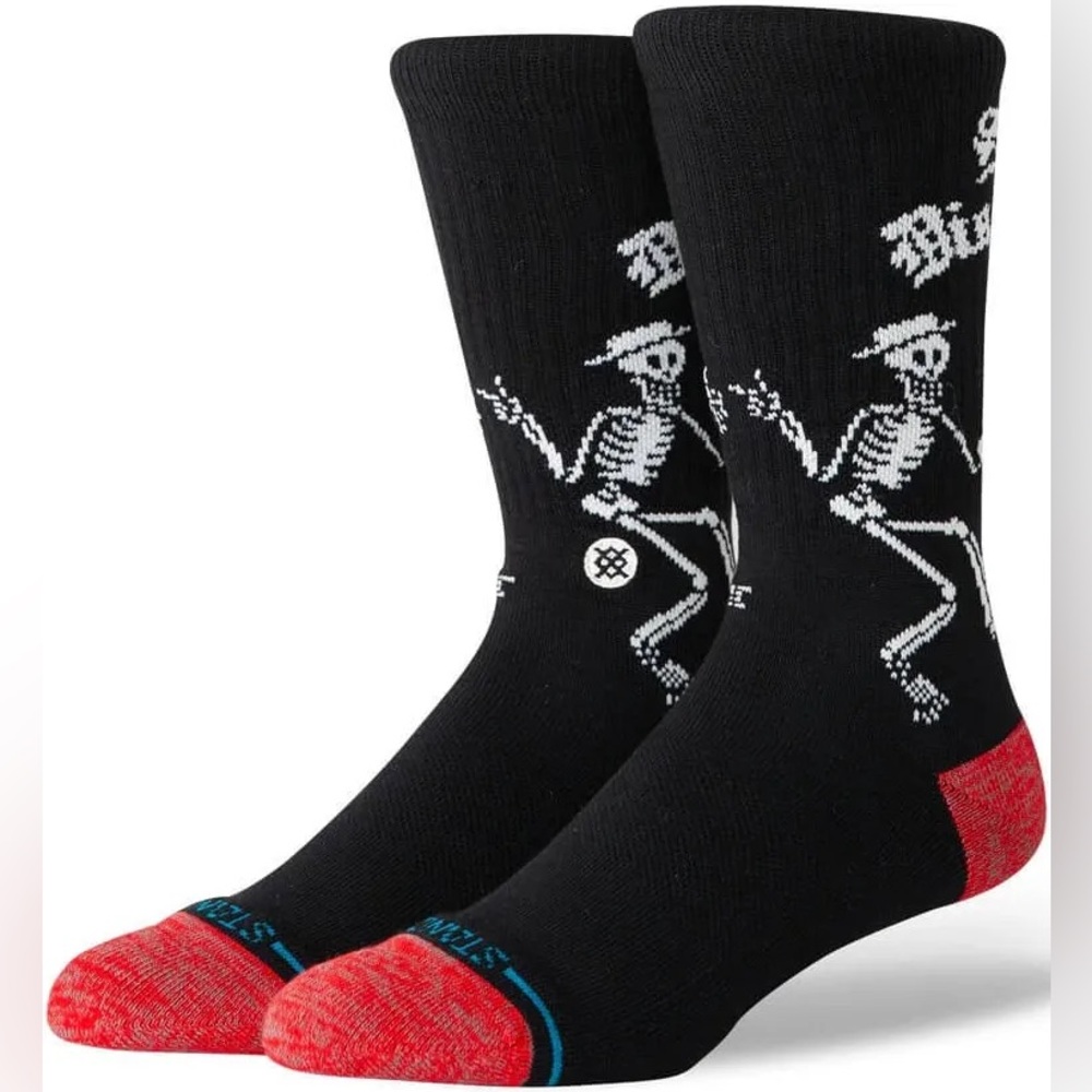 Stance X Social Distortion Skelly Dancing Crew Socks